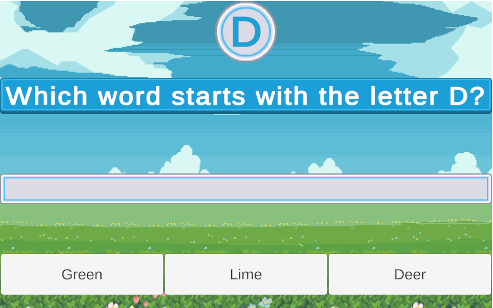 Link to letter quiz game